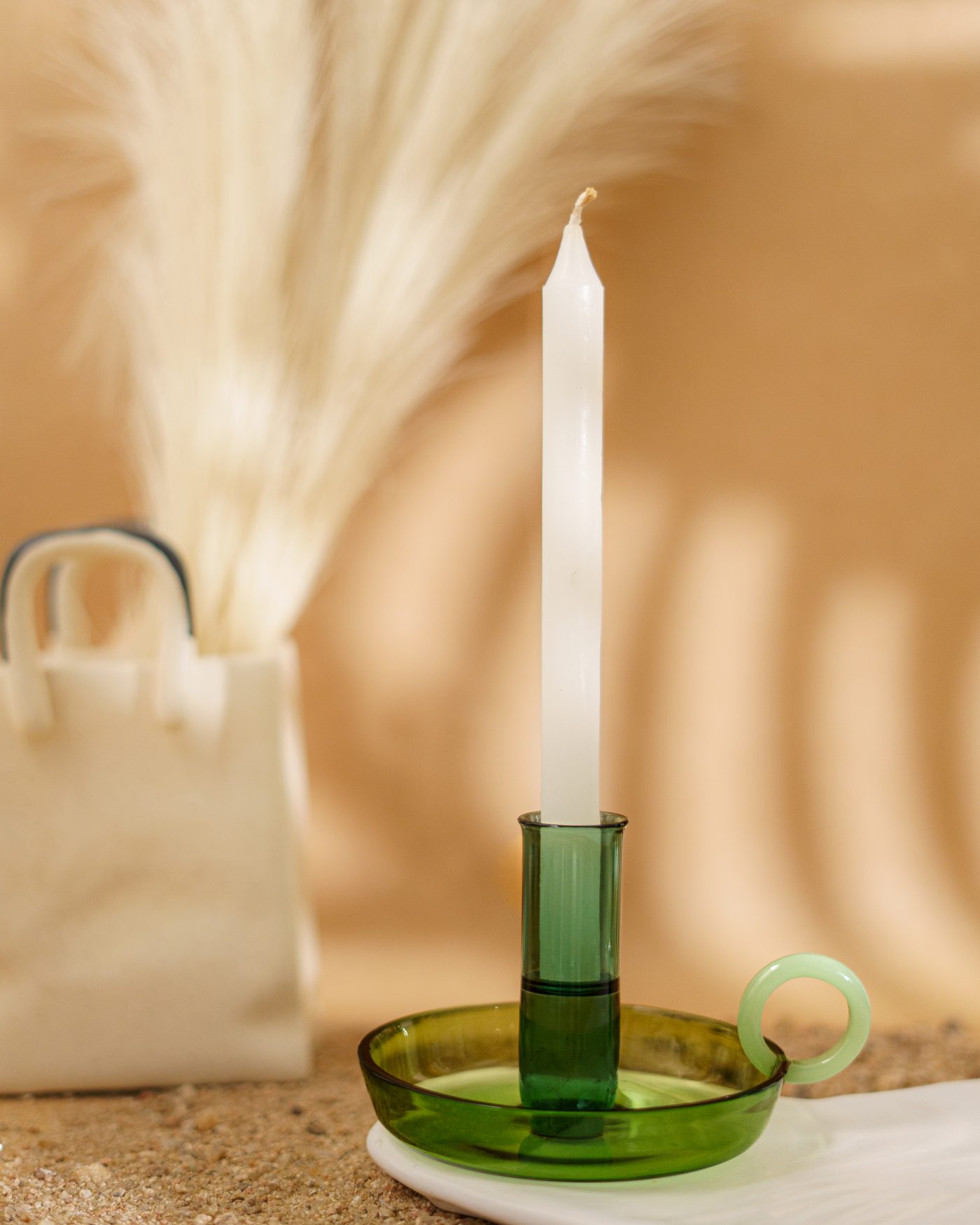 Emerald Loop Candle Holder