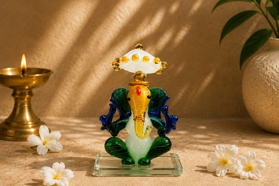 Majestic Chhatra Ganesha