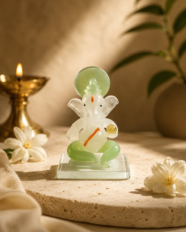 Shubh Ganesha — Jade Glow